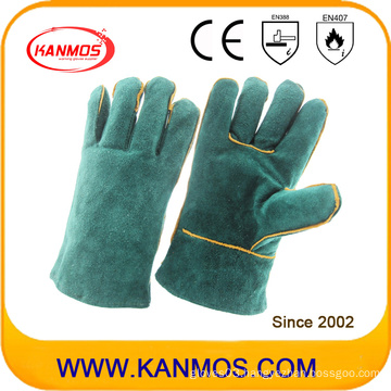 27cm Cowhide Split Leather Industrial Safety Welding Work Gloves (111031-27)